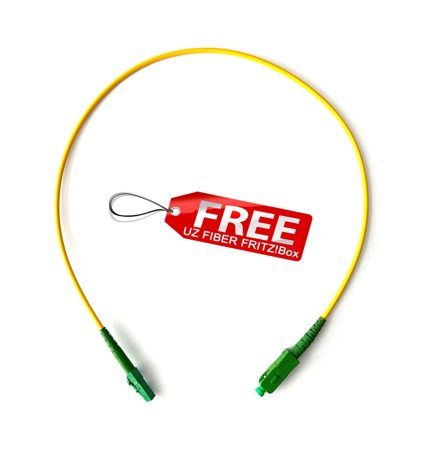 Fiber Optic Patch Cable Single-mode SC/APC>LC/APC Simplex