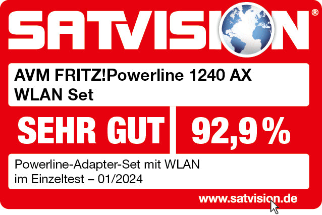 FRITZ!PowerLine 1240 AX WLAN SET
